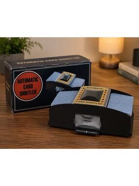 Automatic Card Shuffler 2 Deck Battery Operated Casino Poker Blackjack